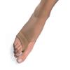 Self-retaining socks with open toe view 3