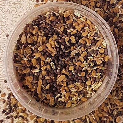 Nature Kitchen Panch Phoron Bengali Five Spice 50g Mild, Whole Seed Indian Seasoning, Gluten Free Vegan Aromatic Tempering Mix for Curries Dals Pickles Fish Rice Eastern Indian Cooking