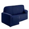 Eysa Aquiles Elastic Chaise Longue Left, Polyester-Cotton, Blue, 43 x 37 x 14 cm view 1
