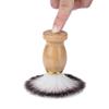 3 in 1 Badger Shaving Brush Set with Plastic Shaving Soap Bowl & Stainless Steel Shaving Stand Shaving Cleaning Tool Kit for Men Salon Home Travel Use view 4