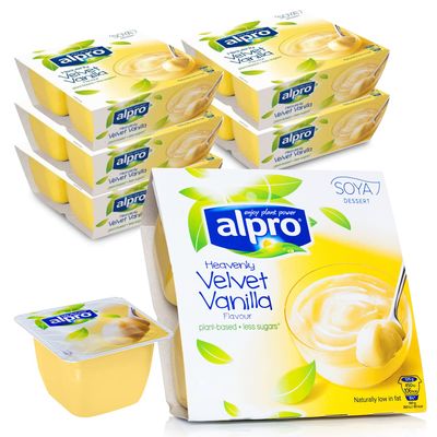 Alpro Vanila Dessert 4 x 125 g (Pack of 6)