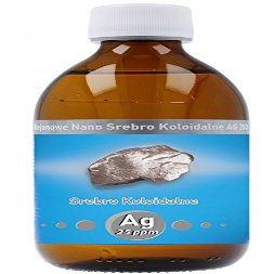 Nonionic Nano colloidal Silver Ag 25ppm 300ml Vitacolloids