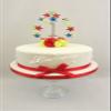 Mr Tumble Star Burst Birthday Cake Topper Diamante Number 1 With Ribbon Pack view 1