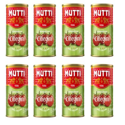 8xMutti Pomodorini Ciliegini Italian Cherry Tomatoes in Tomato Sauce for Pasta 400g 100% Italian!