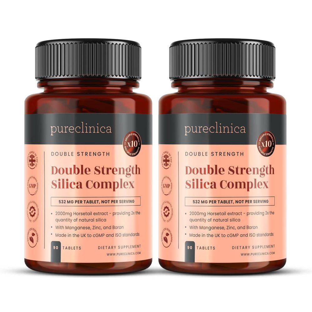 Double Strength Silica Complex  6 Month Supply! (2000mg Horsetail Extract x 180 Tablets)