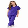 Natural Uniforms Childrens Scrub Set-Soft Touch (4, Purple) view 4