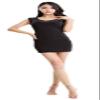 COMVIP Women Medical Elastic Thin Support Calf Leg Compression Sleeve Nude L view 2