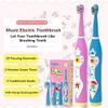 Bomaoer Child Electric Toothbrush Dental Electric Cleaning Brush Kids Ultrasonic Rechargeable Toothbrush Baby Sonic Toothbrush Blue Color view 2