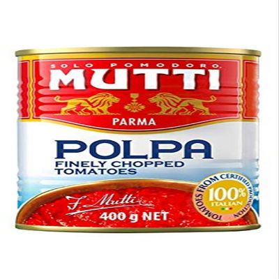 8x Mutti Polpa di Pomodoro Tomato Sauce Pulp 400g 100% Italian! dose