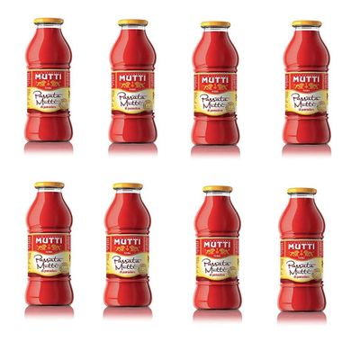 8x Mutti Passata di Pomodoro Tomato Sauce for Pasta 700g 100% Italian!