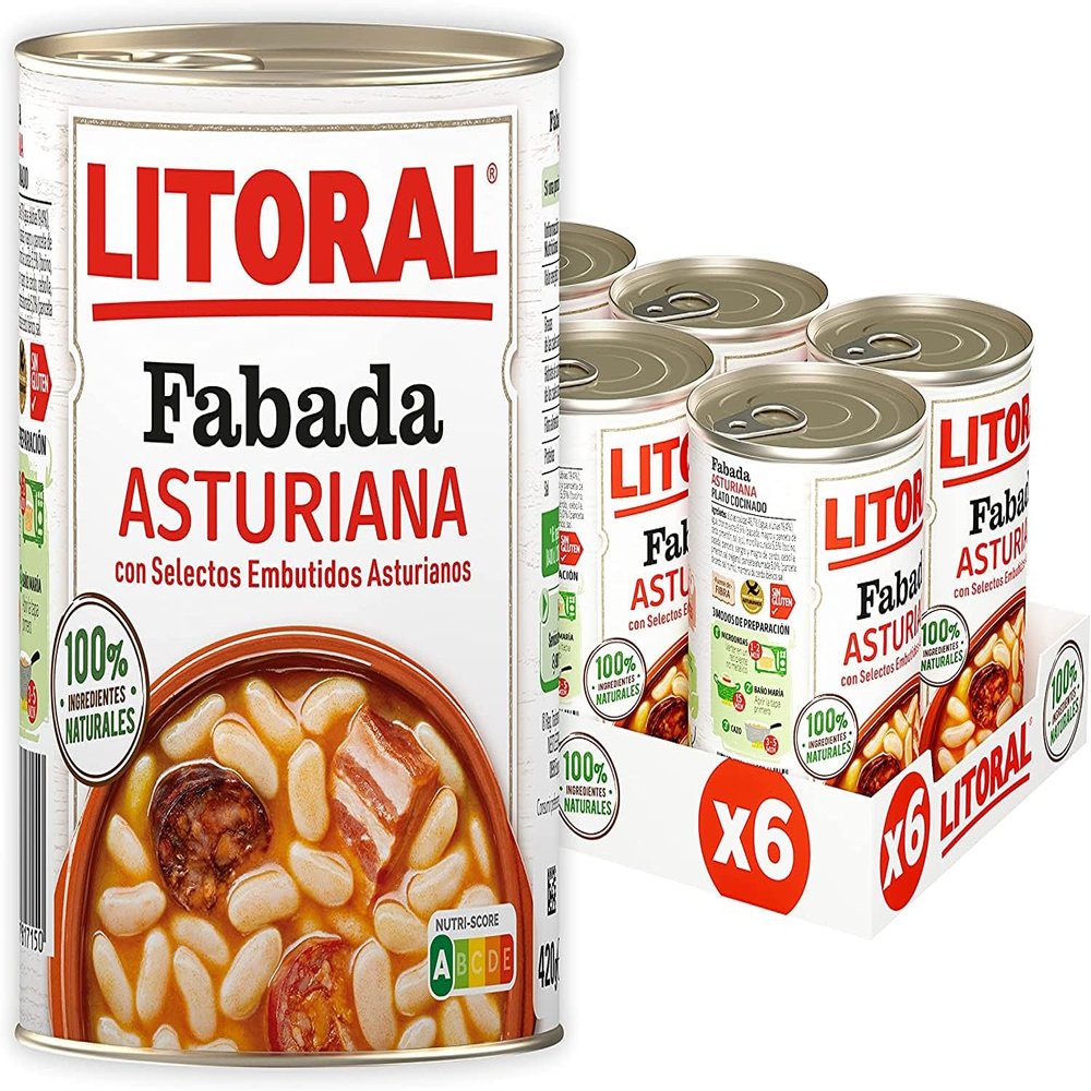 Lot of 6X Fabada Litoral 435gr