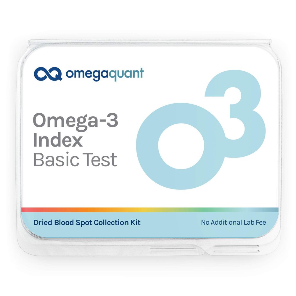 OmegaQuant Omega-3 Index Basic Test Kit - Includes blood Collection Kit