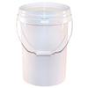 20 Litre White Plastic Wash Bucket - Car Wash bucket - Valeting/Detailers Bucket Pail view 1