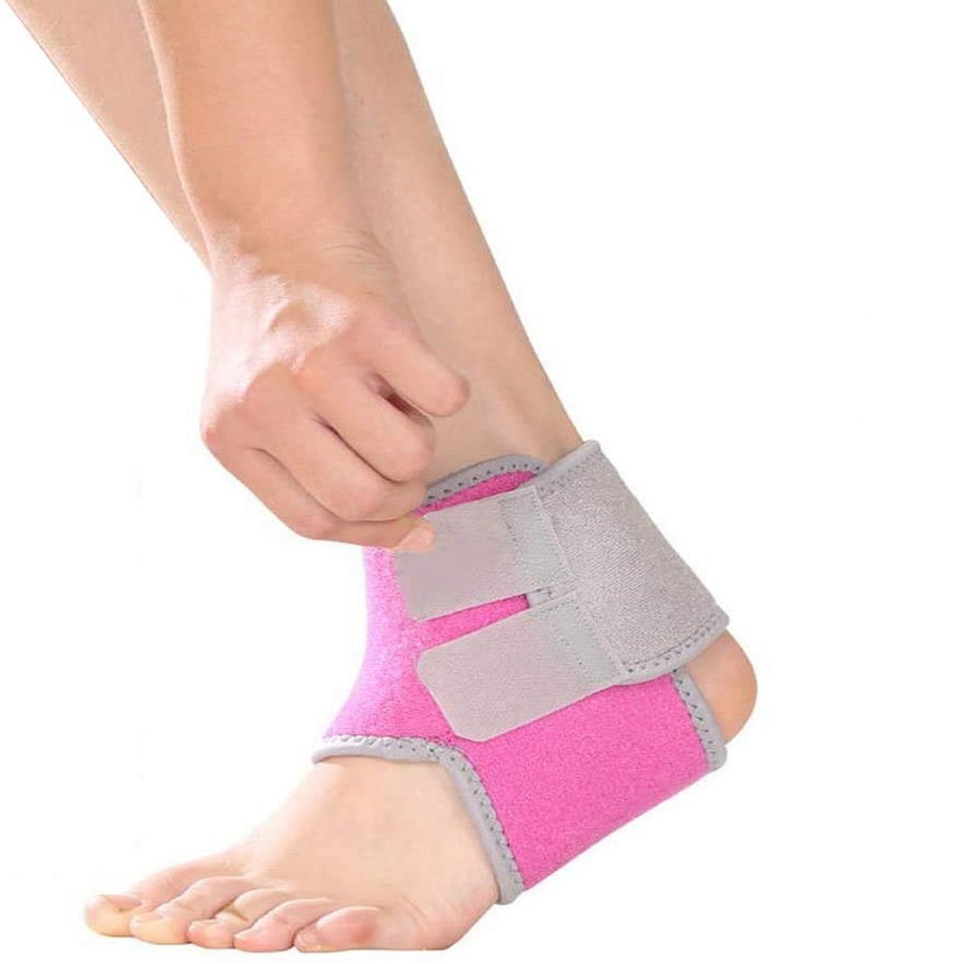 1 Pair Girls Boys Ankle Support Brace Compression Strap Immobilization Foot Wrap Protector for Strains Sprains Arthritis Ankle Pain Relief Tendon Injury Recovery Re-injury Protection