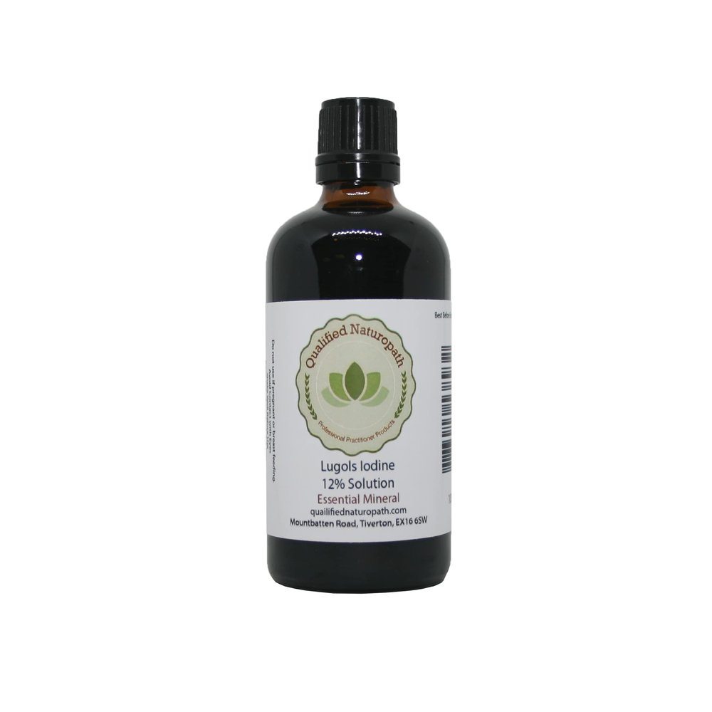 Lugols Iodine Solution 12% - 100ml - with Dripper/Dropper Top