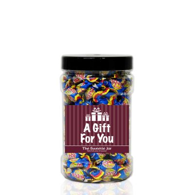 Anglo Bubbly Bubble Gum 800g Sweet Jar A Personalised Gift Jar Filled with Your Favourite Retro Sweets! (A Gift for You)