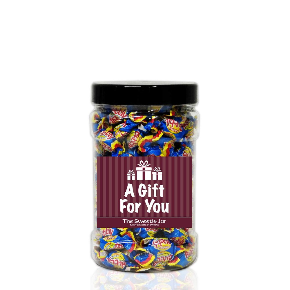 Anglo Bubbly Bubble Gum 800g Sweet Jar A Personalised Gift Jar Filled with Your Favourite Retro Sweets! (A Gift for You)