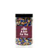 Anglo Bubbly Bubble Gum 800g Sweet Jar A Personalised Gift Jar Filled with Your Favourite Retro Sweets! (A Gift for You)