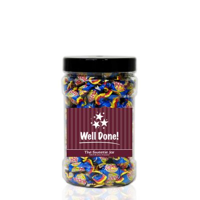 Anglo Bubbly Bubble Gum 800g Sweet Jar A Personalised Gift Jar Filled with Your Favourite Retro Sweets! (Well Done)