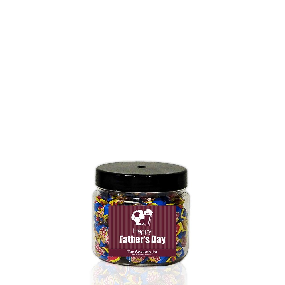 Anglo Bubbly Bubble Gum 450g Sweet Jar A Personalised Gift Jar Filled with Your Favourite Retro Sweets! (Happy Fathers Day)