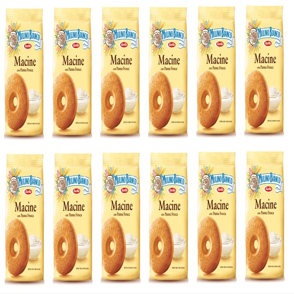 12x Mulino Bianco Macine Italian Biscuits Cookies 350g