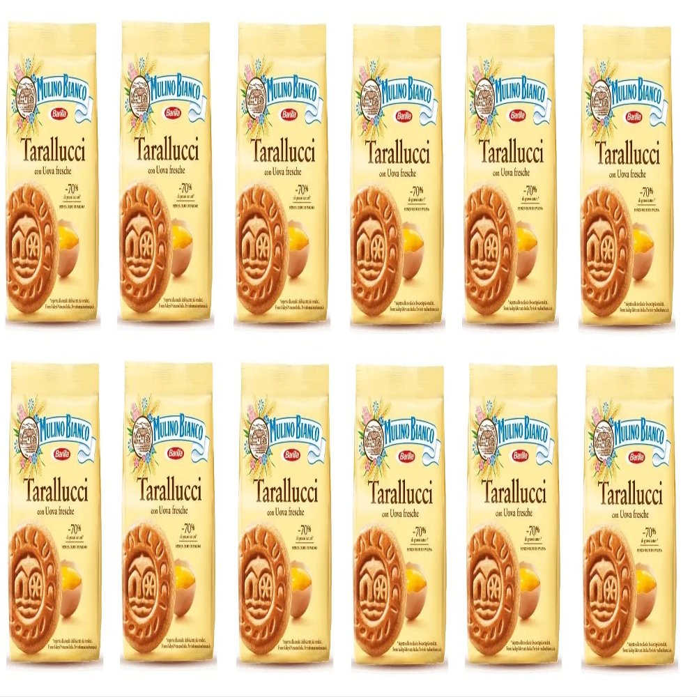 12x Mulino Bianco Tarallucci Italian Biscuits Cookies 400g