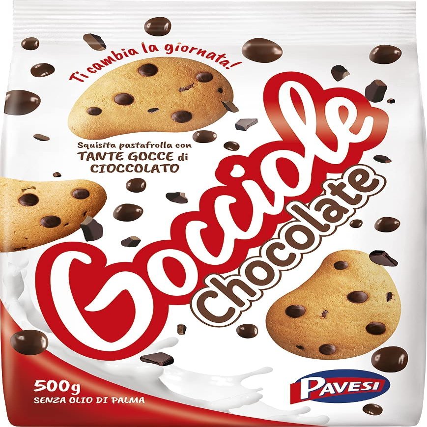 12x Pavesi Gocciole Italian Biscuits Cookies 500g
