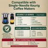 Reusable K Cups for Keurig Coffee Maker - Filter Pods for Keurig 1.0 and 2.0 Brewers - Refillable K Cup Fits K-Elite, K-Classic - BPA Free Universal Reusable Single Serve - 4 Pack view 3