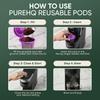 Reusable K Cups for Keurig Coffee Maker - Filter Pods for Keurig 1.0 and 2.0 Brewers - Refillable K Cup Fits K-Elite, K-Classic - BPA Free Universal Reusable Single Serve - 4 Pack view 4