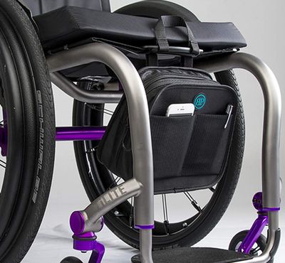 Bodypoint Wheelchair Mobility Bag, Black
