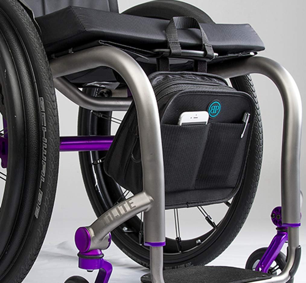 Bodypoint Wheelchair Mobility Bag, Black