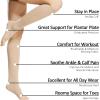 Ailaka 20-30 mmHg Compression Calf Socks for Women & Men, High Open Toe Graduated Support Varicose Veins Knee Stockings Hosiery, Travel, Nurses, Pregnancy, Recovery view 4
