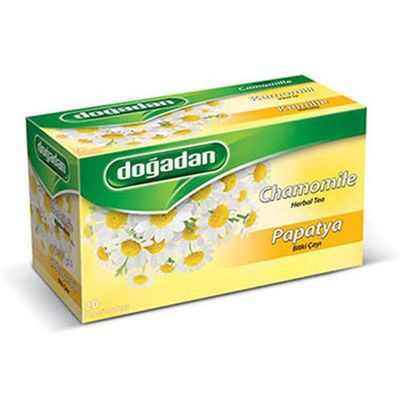 Dogadan Camomile Herbal Tea Bags (1 Box / 20 teabags) Premium Quality