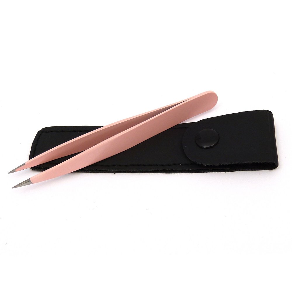 Excellent Professional Design Splinter Forceps, Tweezers, 9.5 cm in case
