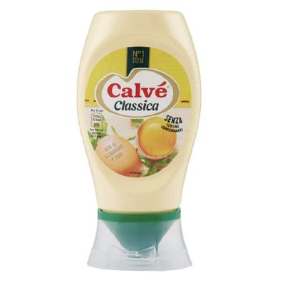 6X Calve Calv Classic Mayonnaise Squeeze Mayo Classic Fries Sauce Table Sauces 250ml