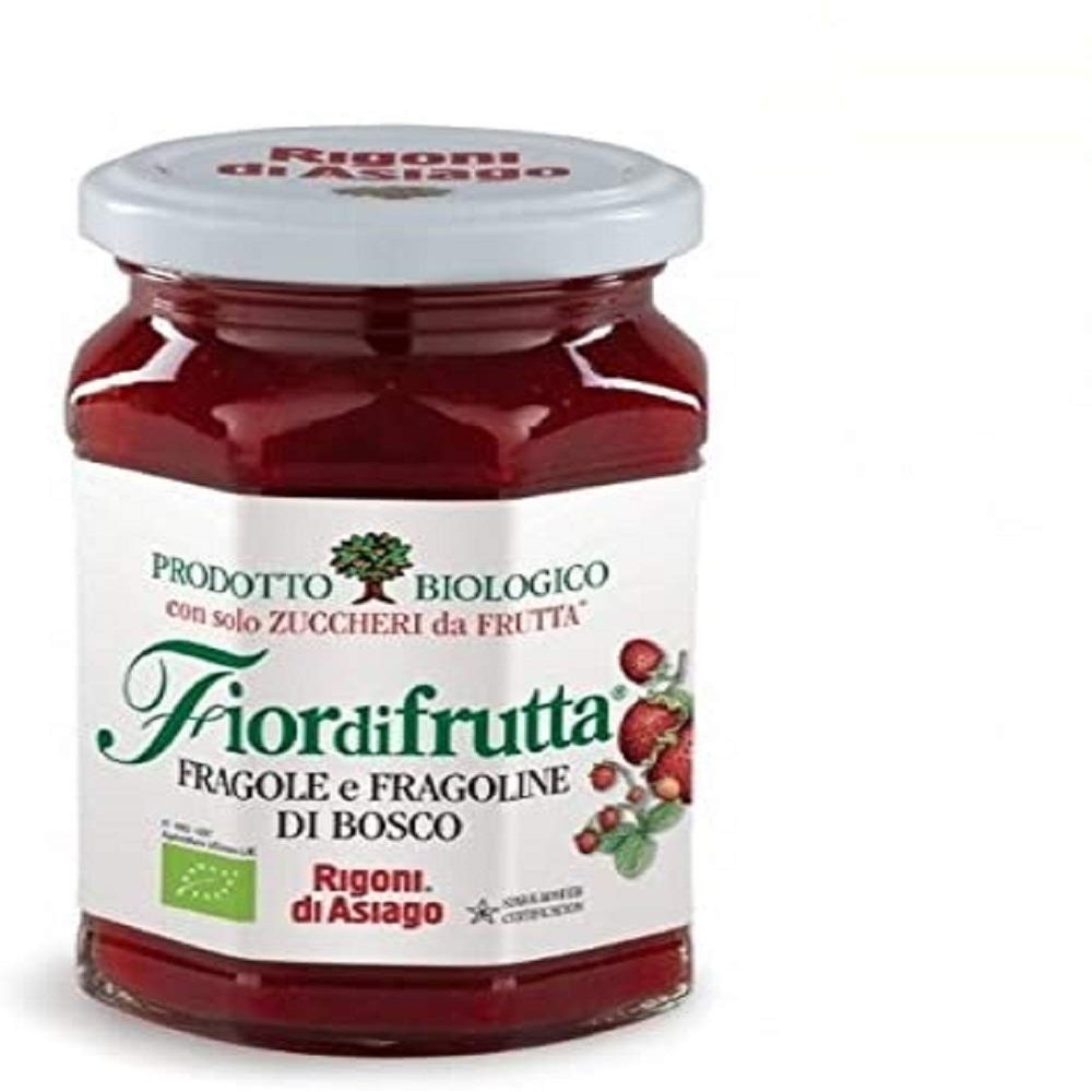 3X Rigoni di Asiago Fiordifrutta Italian Earth Berry & Wild Strawberry Jam BIO 250g