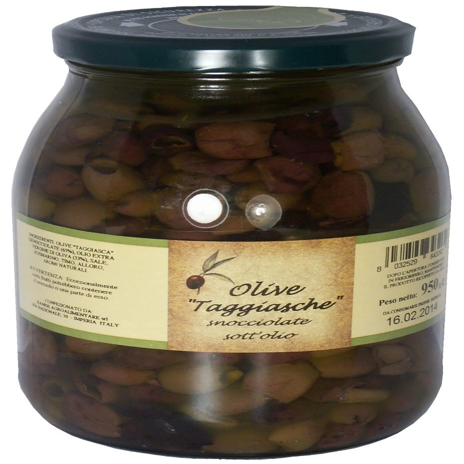 Taggiasca pitted Olives 950 gr. - Ranise
