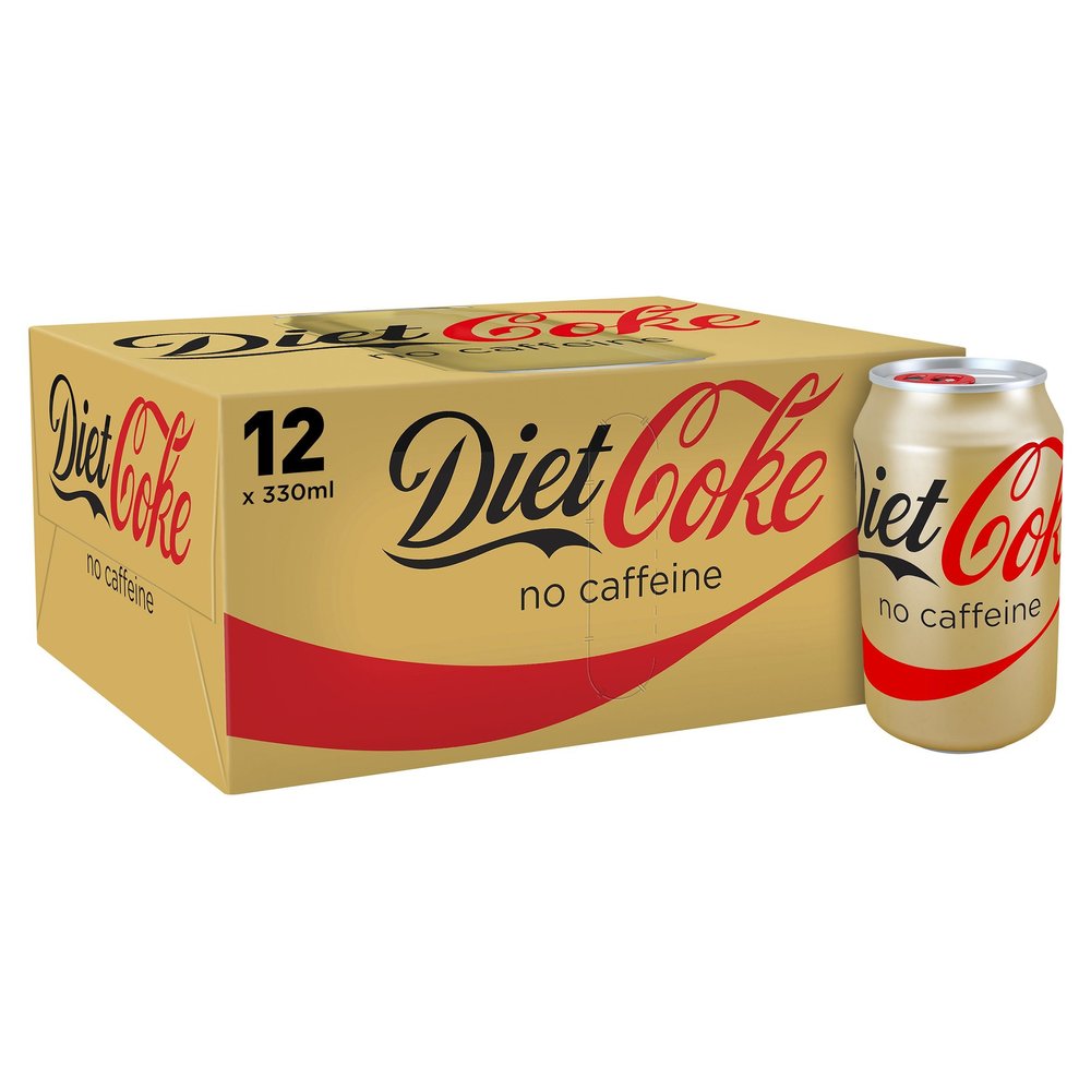 Diet Coke Caffeine Free 12 x 330ml Cans