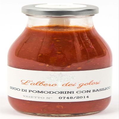 Tomato Sauce with Cherry Tomatoes ed Basil 250 ml. - L'albero dei golosi