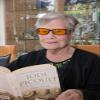 Low Vision Glasses for Macular Degeneration, Glaucoma and Retinitis Pigmentosa by MediView-RNIB | Unisex | Yellow Lenses | Brown Frame view 3