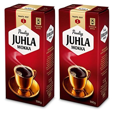 2 x Paulig Juhla Mokka Coffee 500g (pack of two)