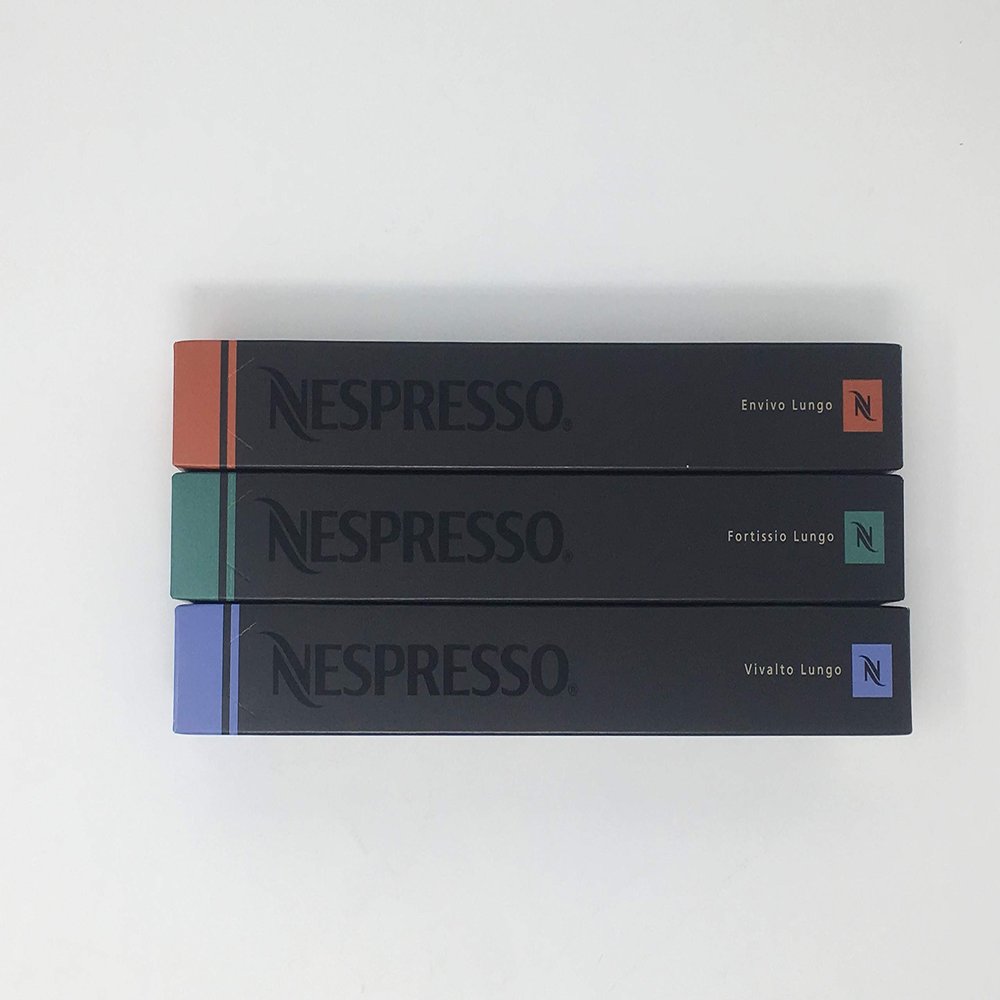 30 Nespresso Fortissio Lungo Vivalto Lungo Envivo Lungo Capsules Mixed (10 of Each)