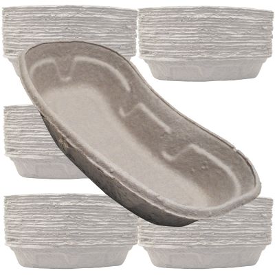 100 Pack 700ml Cardboard Pulp Biodegradable Hospital Vomit Dish Kidney Bowls