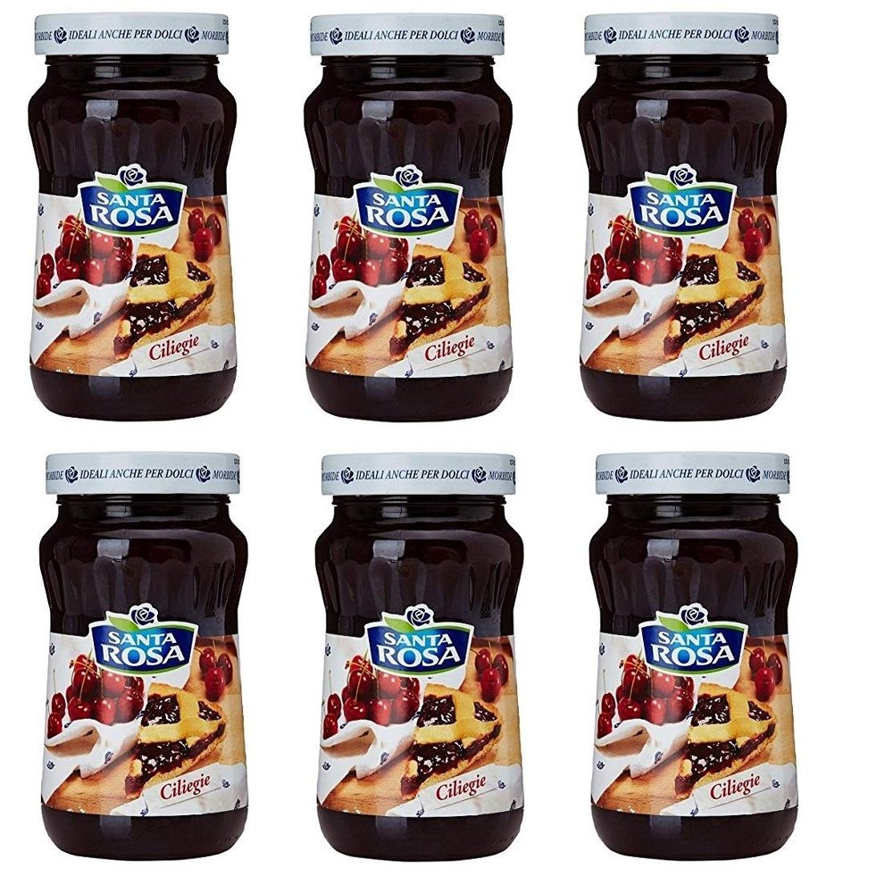 6x Santa Rosa Italian Cherry Jam 350g