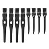 GFDesign Electric Shaver Cleaning Brushes Razor Cleaner Set Nylon Bristles PP Handle - Set of 8 (Black) view 1