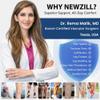 NEWZILL Compression Dress Socks for Men & Women Circulation | Cotton Rich Comfortable Socks 15-20mmHg | BEST Stockings for Business Casual Running Medical Athletic Knee-High Support Socks view 3