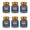 6X Beanies Nutty Hazelnut Flavoured Instant Coffee Jars: 50g per jar view 1