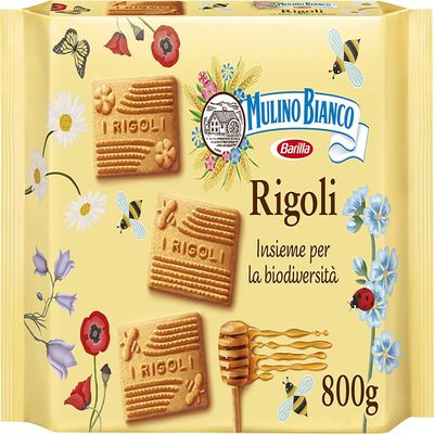 3x Mulino Bianco Rigoli Biscuits Cookies with Italian Honey 800g