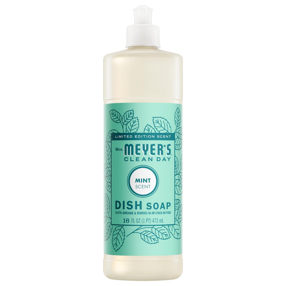 Mrs. Meyer's - Clean Day Liquid Dish Soap Mint - 16 fl. oz.