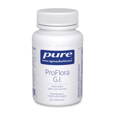 Pure Encapsulations ProFlora G.I. - Healthy Bacteria Blend for Gut Health - Dairy Free Supplement - 60 Capsules